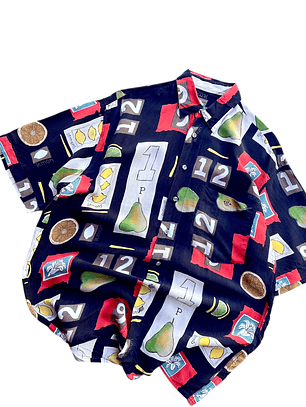 1980 camisa vintage  (L)