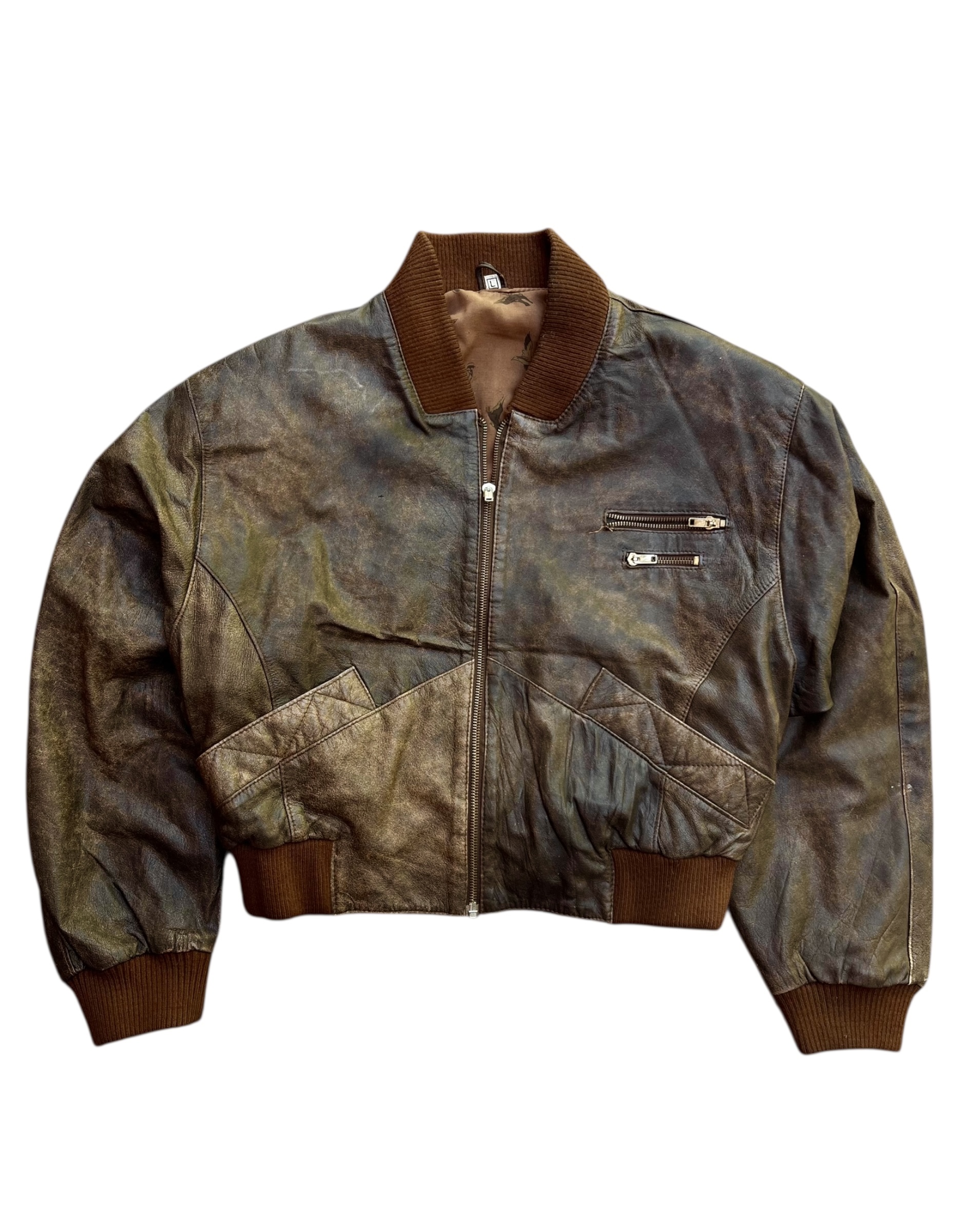 1970s cuero genuino (S) 1