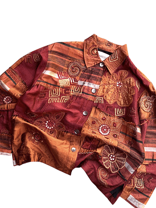 1970s jacket hippie  (M)