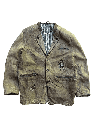 1960s cuero genuino (XL)