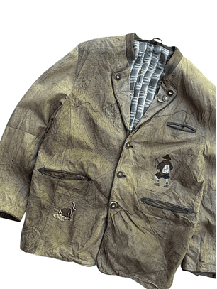 1960s cuero genuino (XL)