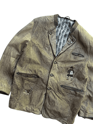 1960s cuero genuino (XL)