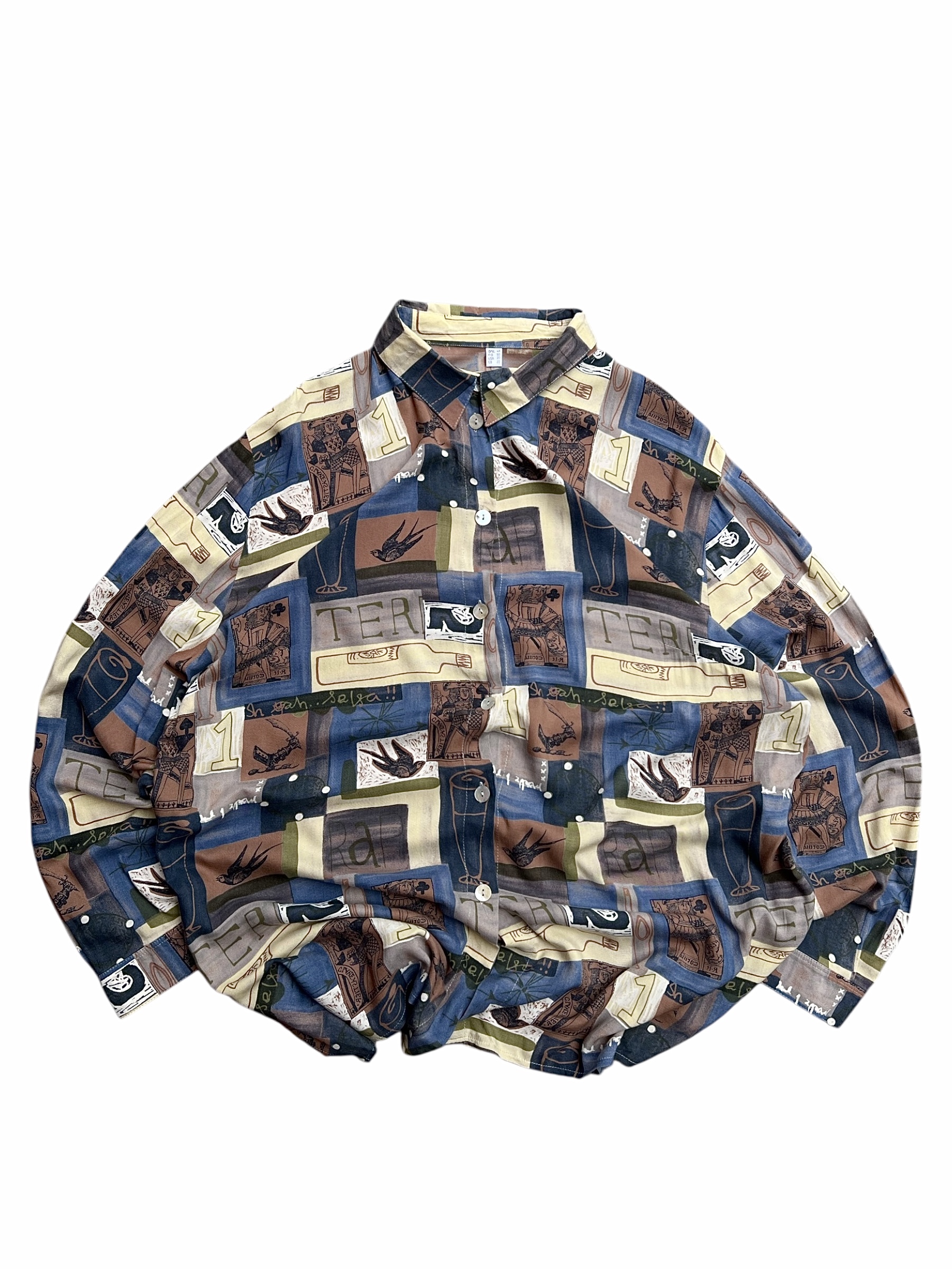 1980s camisa vintage  ( L-Xl) 1