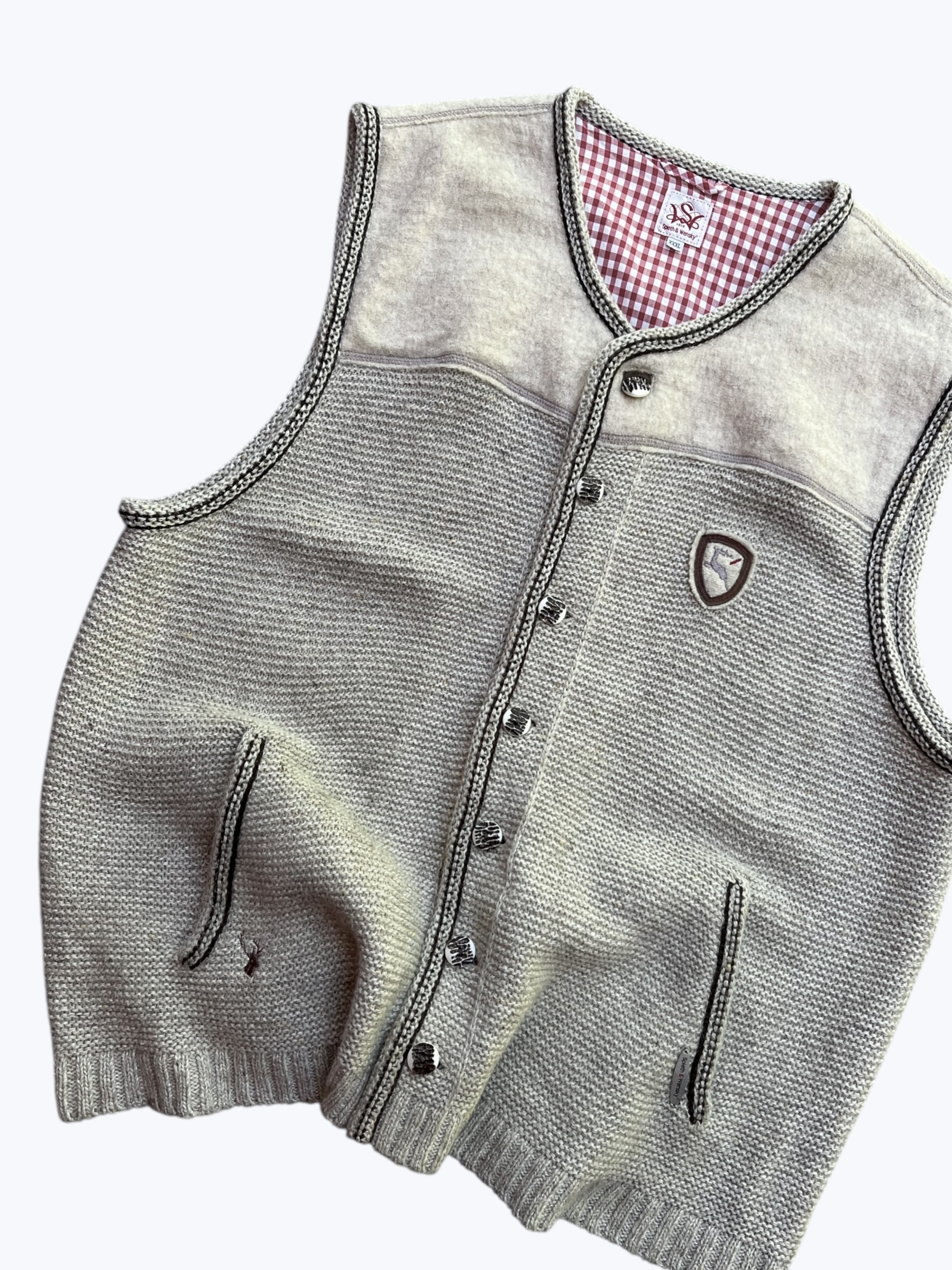 Vest vintage grueso (XL) 2