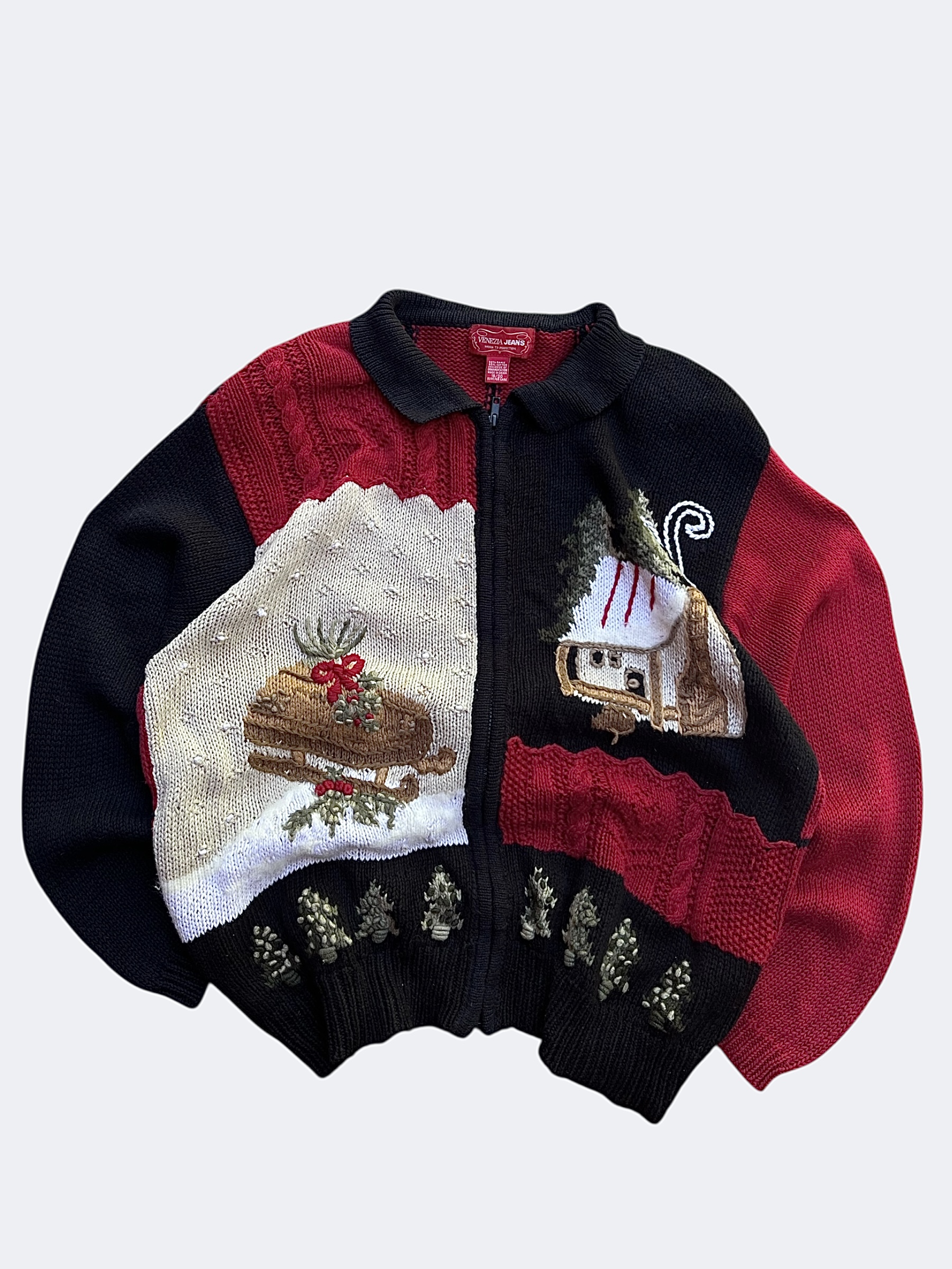 1980s navidad sweater vintage  1