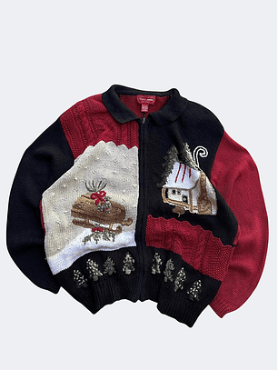 1980s navidad sweater vintage 