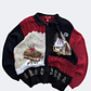 1980s navidad sweater vintage  - Miniatura 1