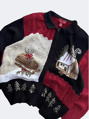 1980s navidad sweater vintage 