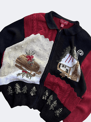 1980s navidad sweater vintage 