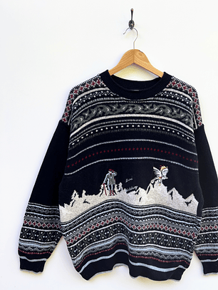 Sweater vintage lana (L)