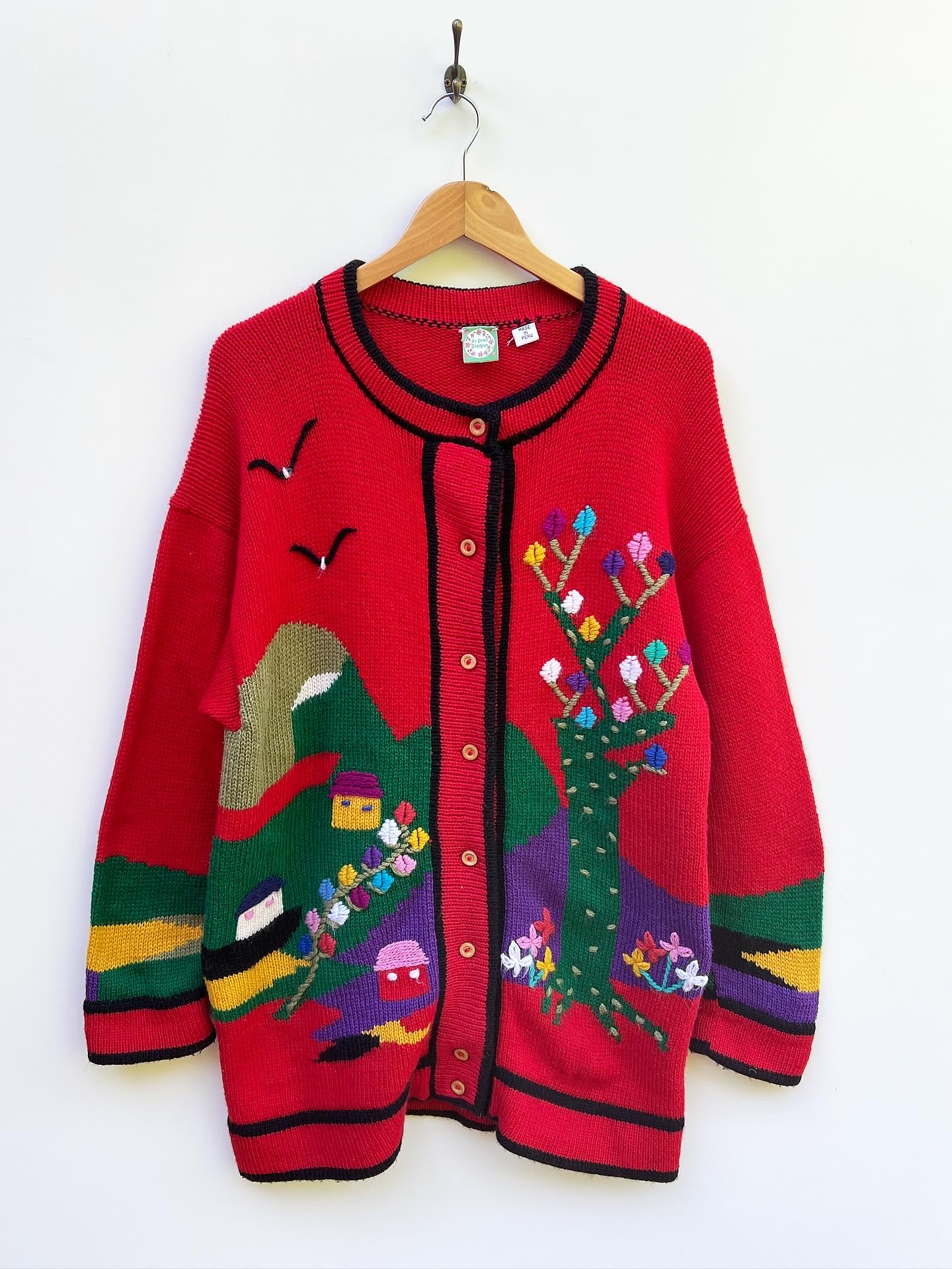 Sweater vintage grueso( XL) 1