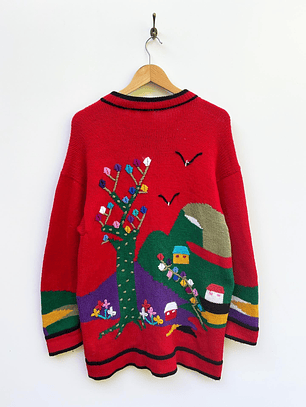 Sweater vintage grueso( XL)