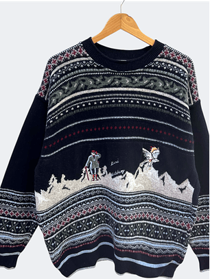 Sweater vintage lana (L)