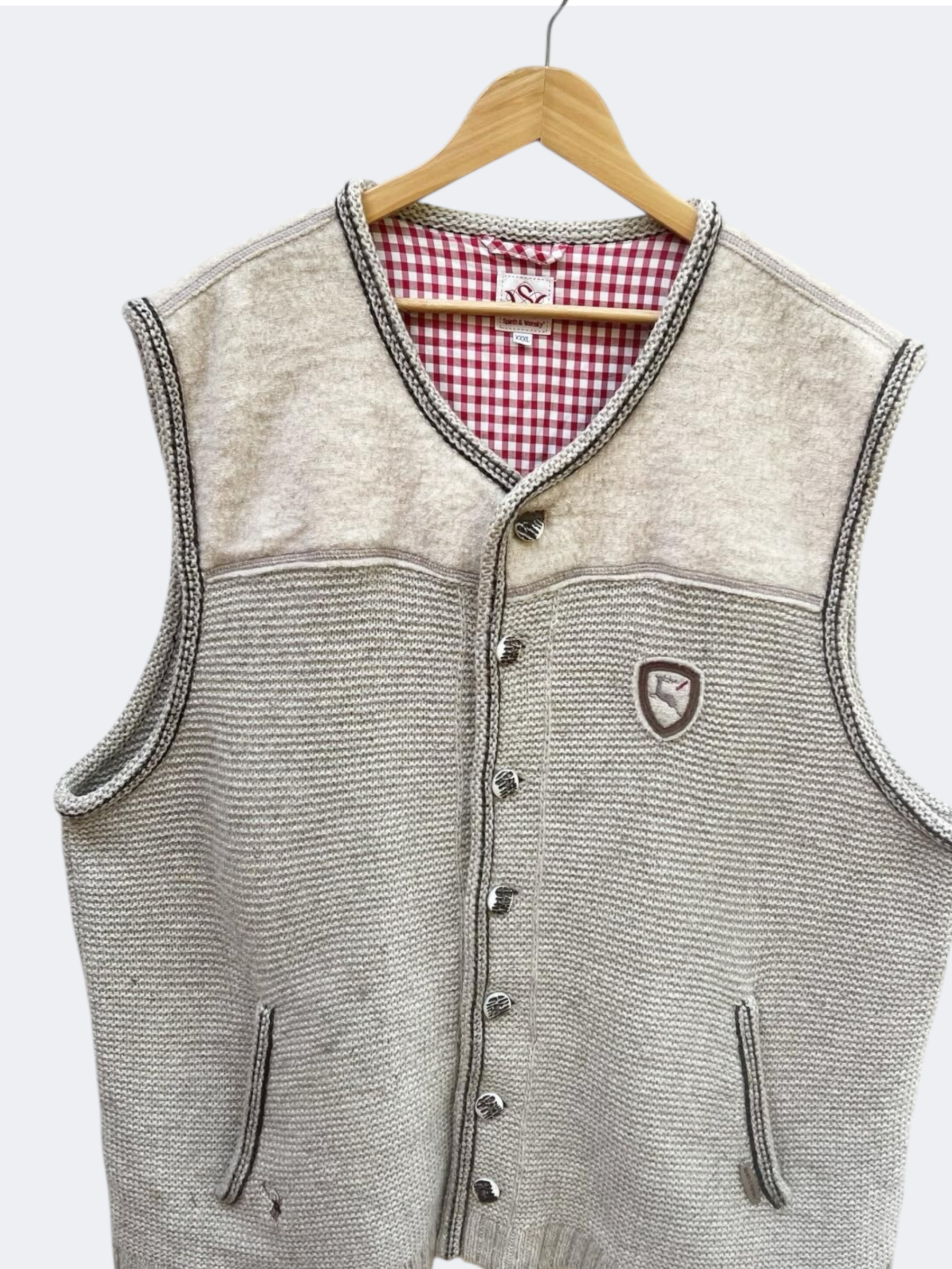 Vest vintage grueso (XL) 2