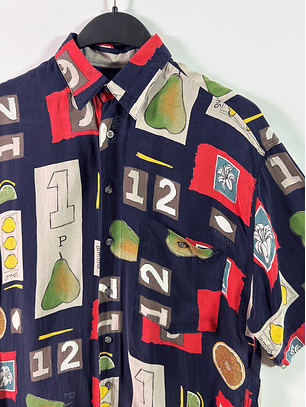 1980 camisa vintage  (L)