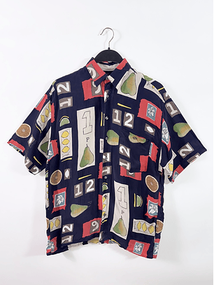 1980 camisa vintage  (L)