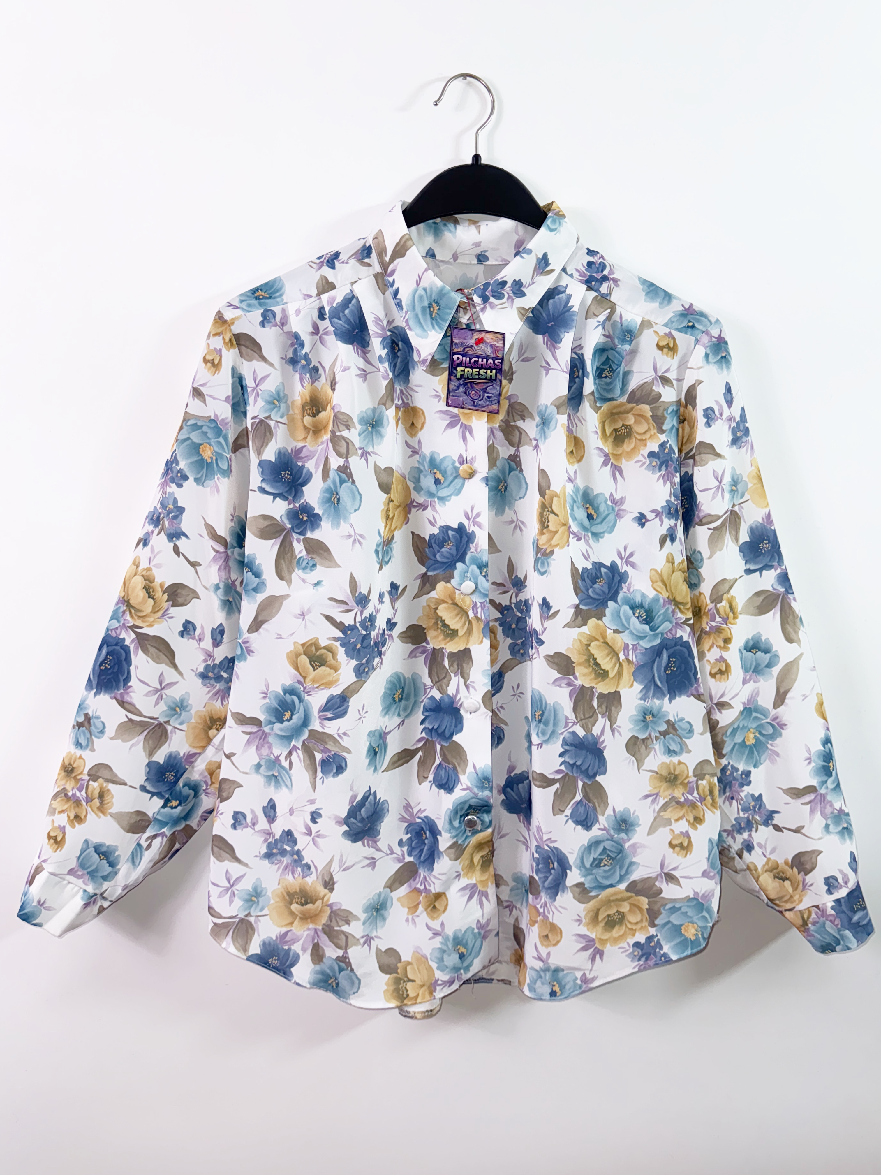 1980s blusa vintage  (L) 3