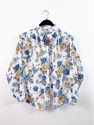 1980s blusa vintage  (L)