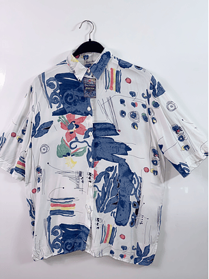 1980s blusa vintage  (L)