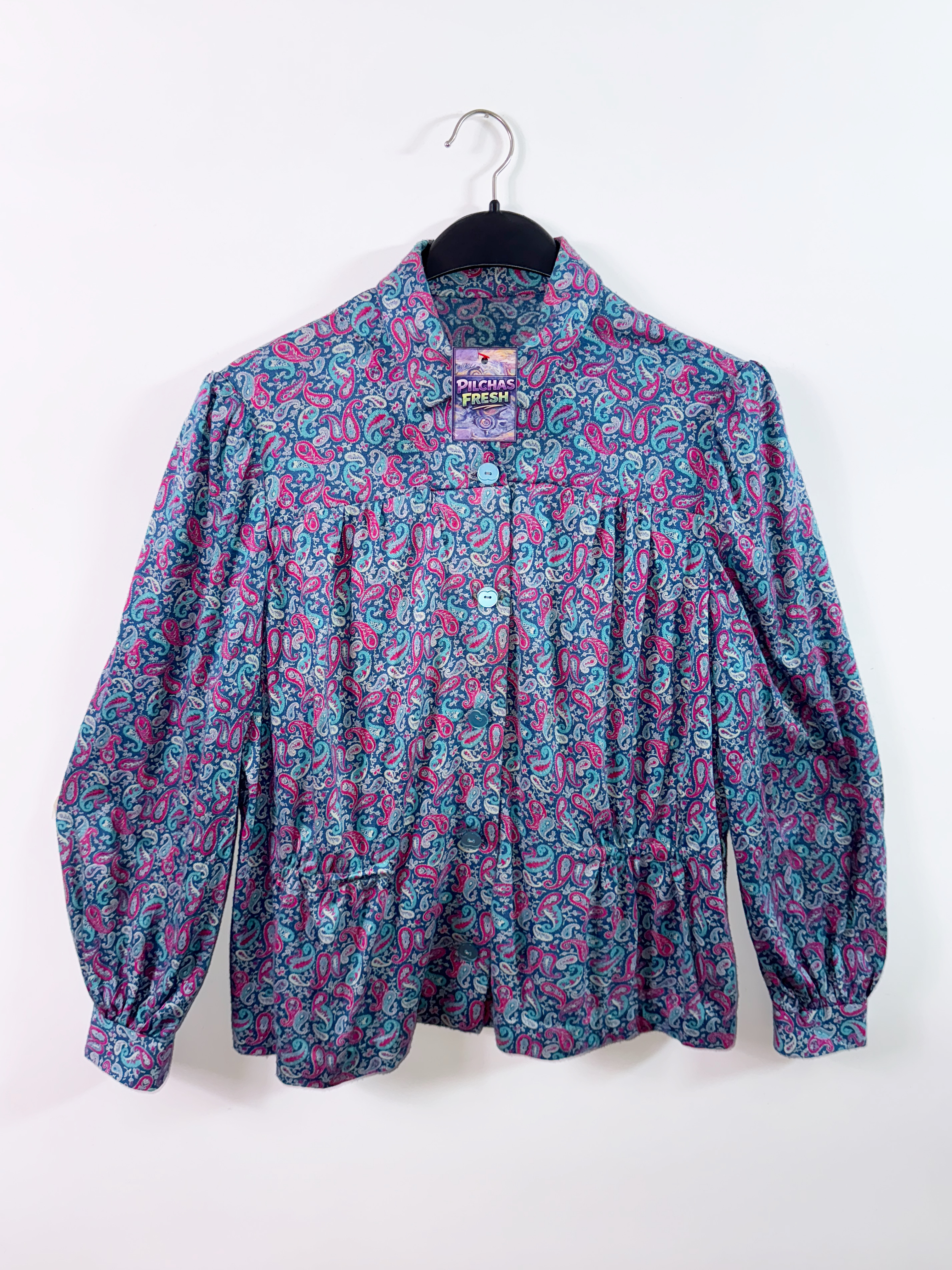 1970s blusa vintage  (M) 4