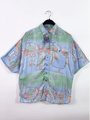 1960s camisa vintage  (L)