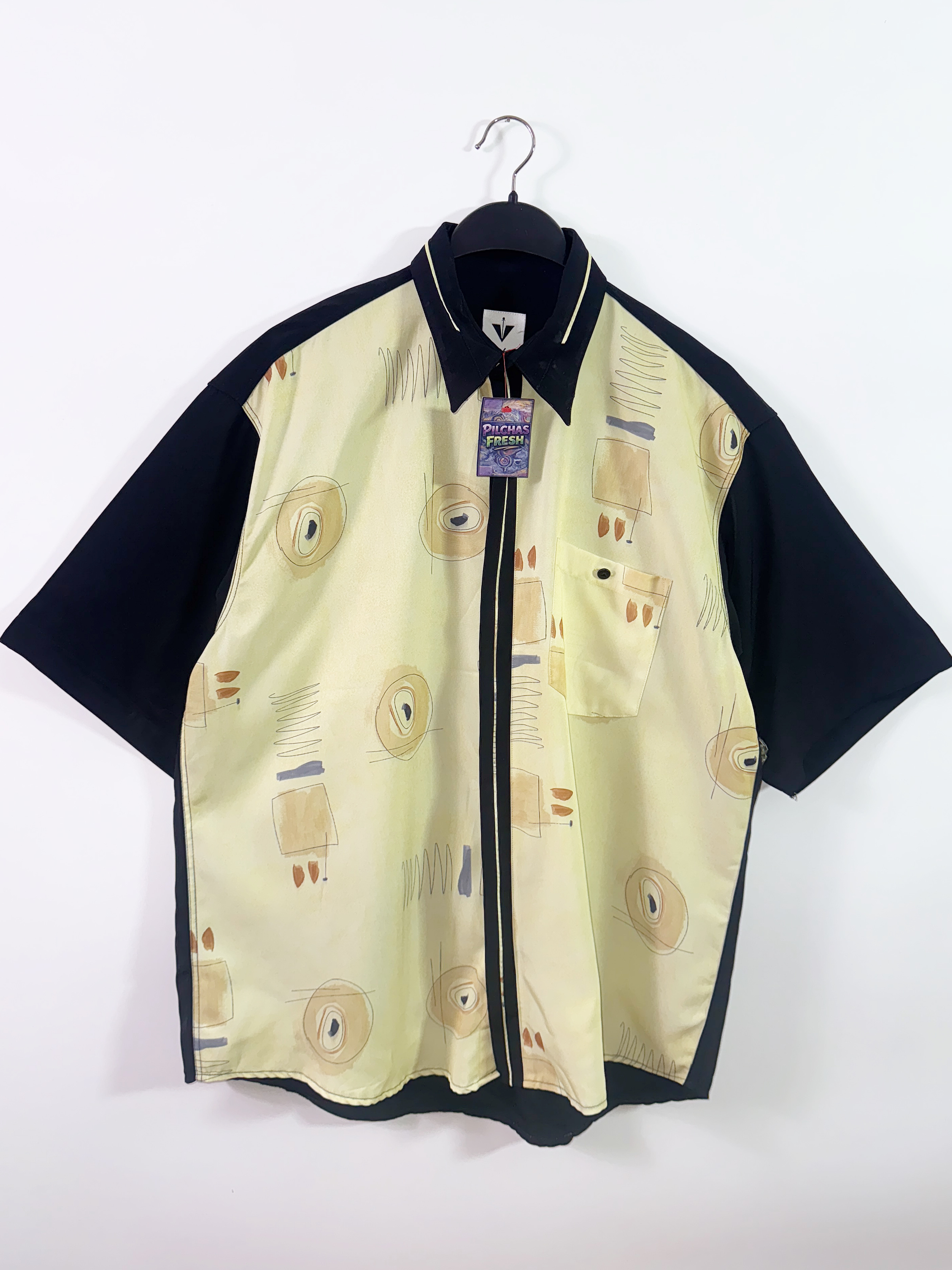 Camisa vintage abstracta  (XL) 1