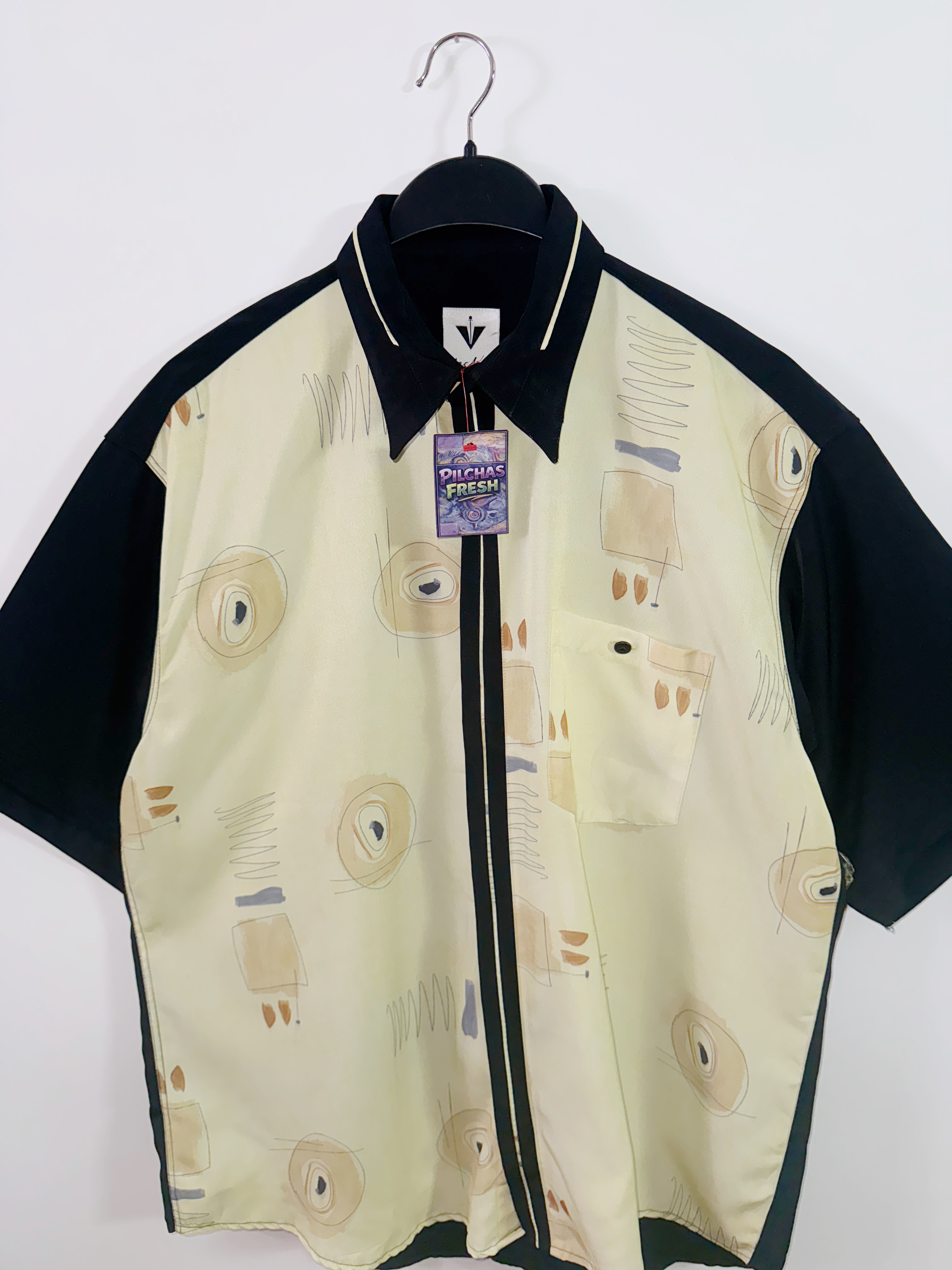 Camisa vintage abstracta  (XL) 2