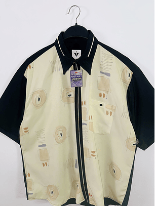 Camisa vintage abstracta  (XL)