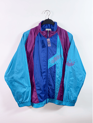 1980s Adidas track Jacket vintage  (XL)