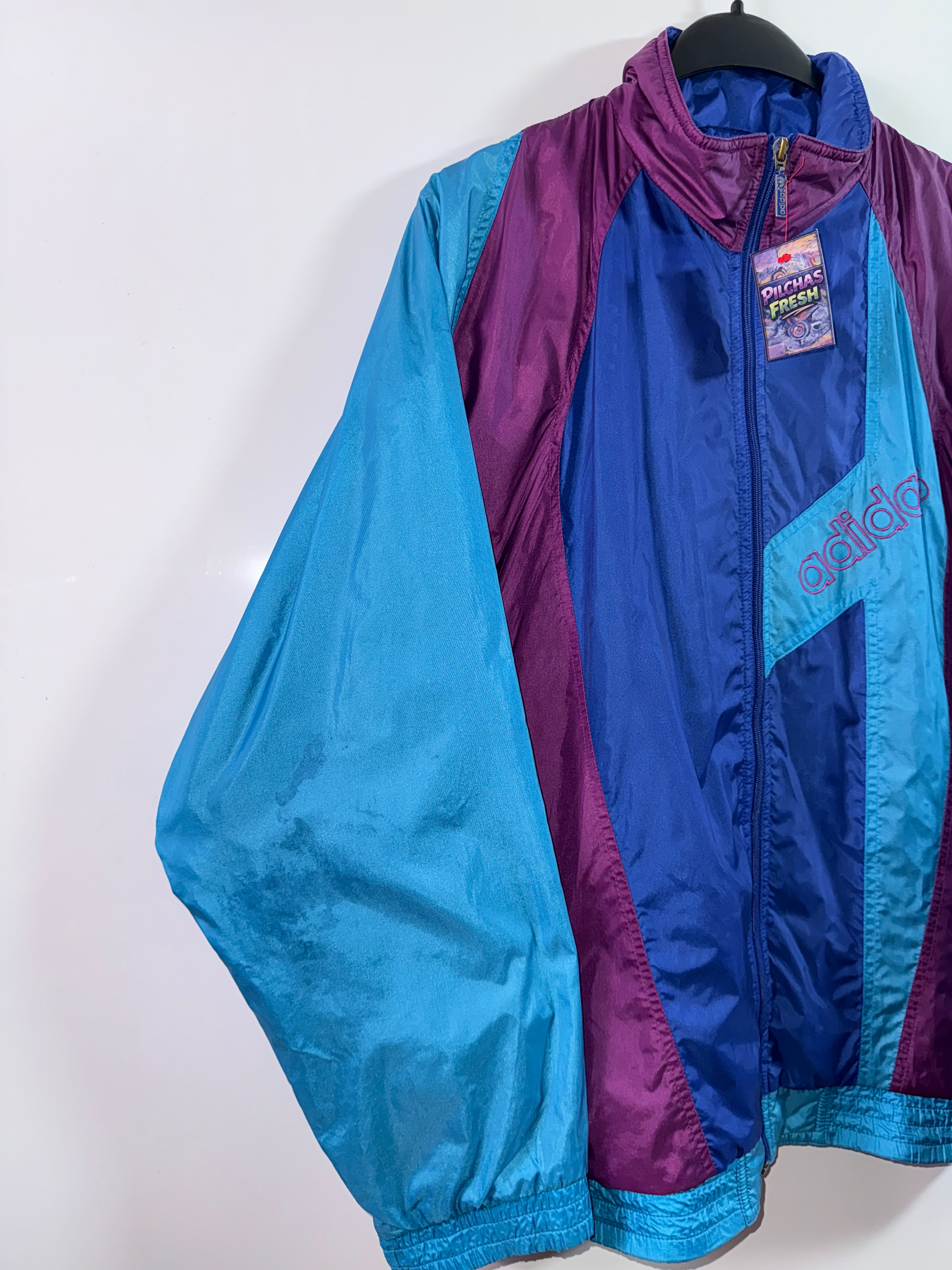 1980s Adidas track Jacket vintage  (XL) 2