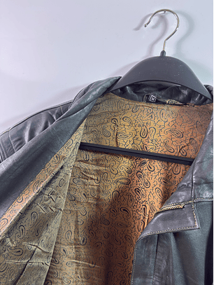 Chaqueta de cuero vintage (L)