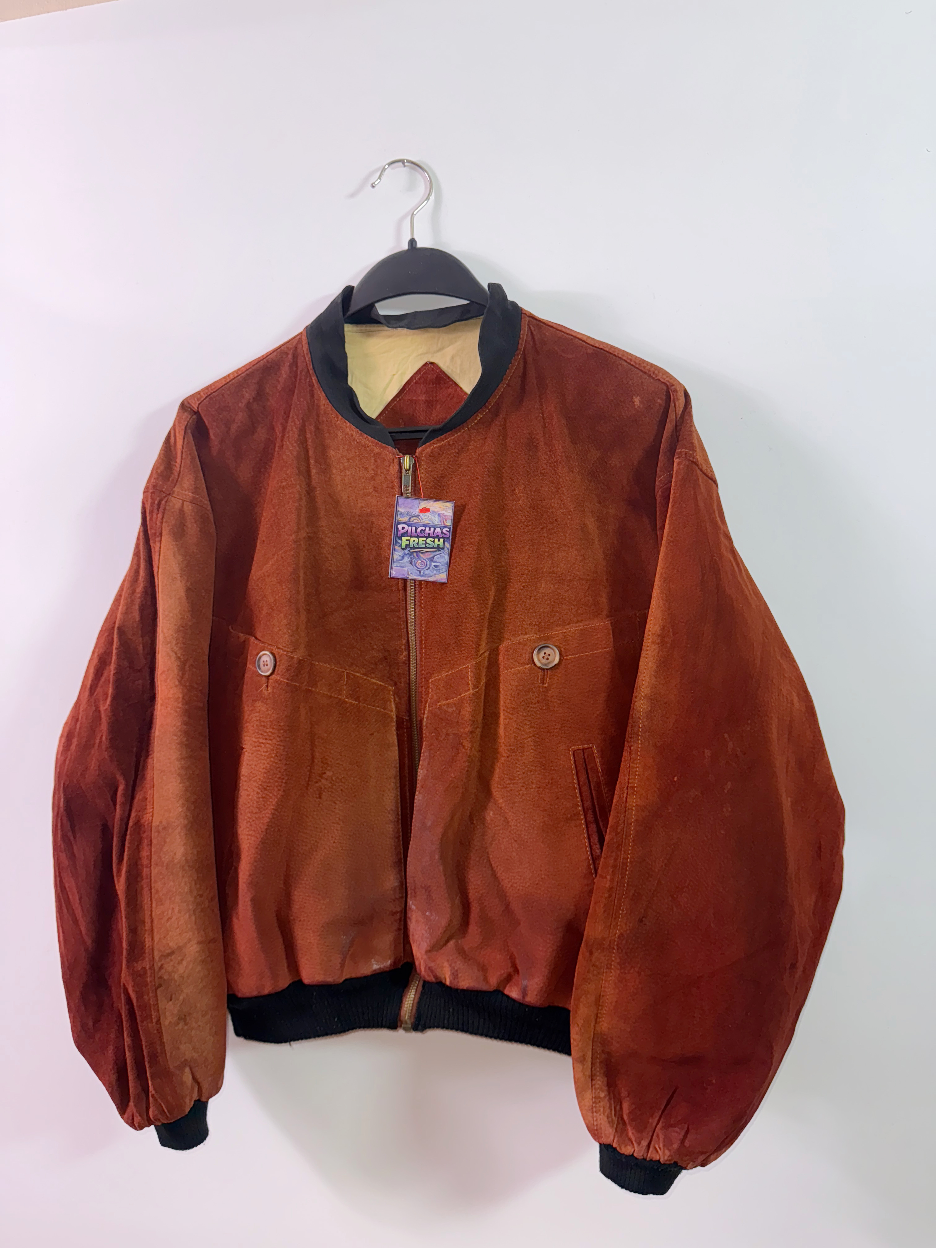 jacket gamuza vintage boxy (L) 2