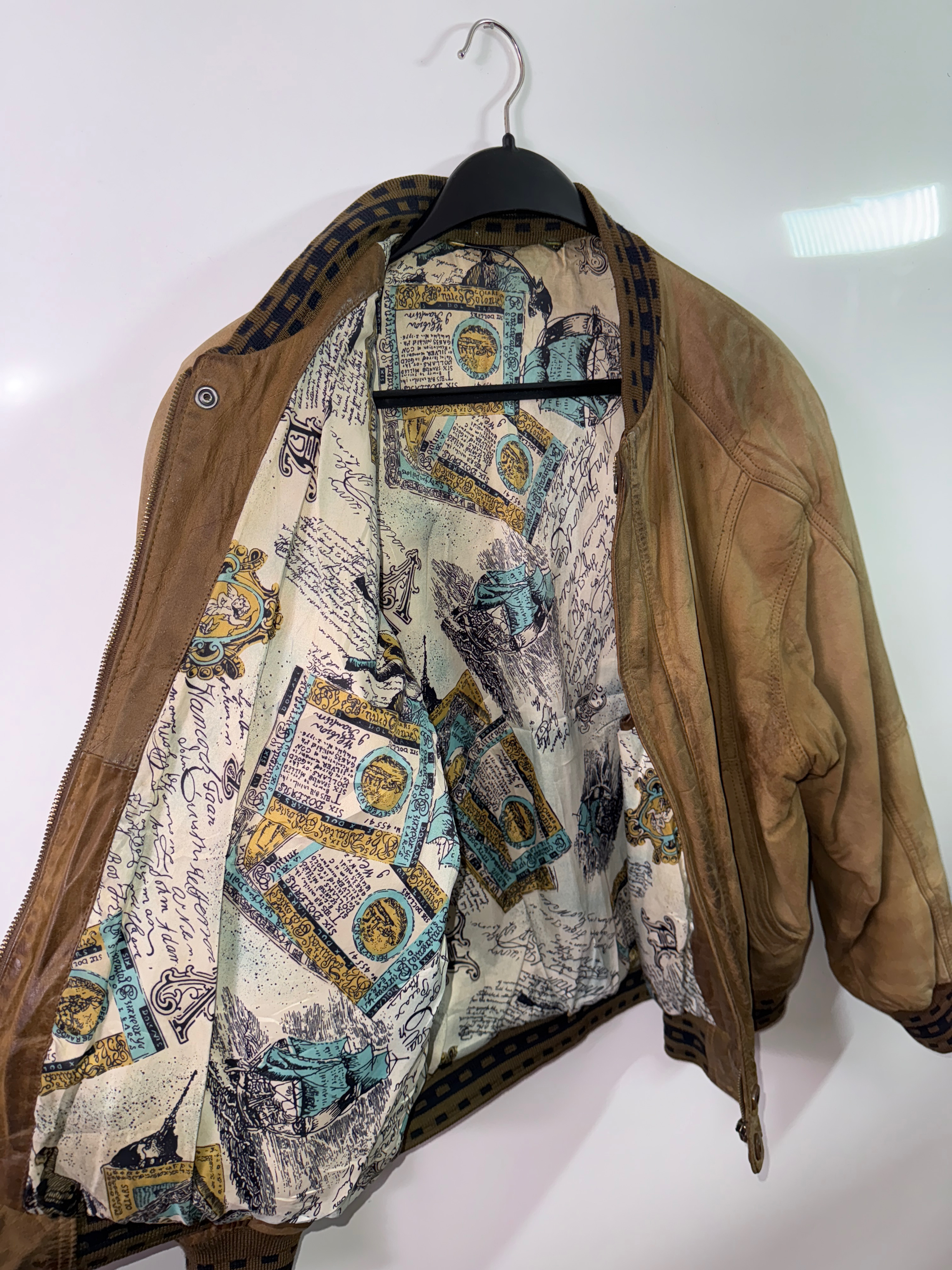 Jacket cuero genuino (L) 3