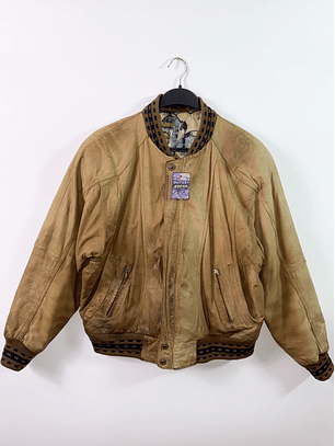 Jacket cuero genuino (L)