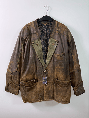 Cuero genuino vintage (L)