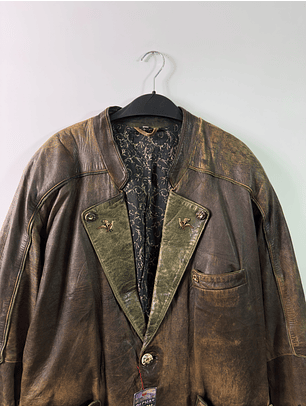 Cuero genuino vintage (L)