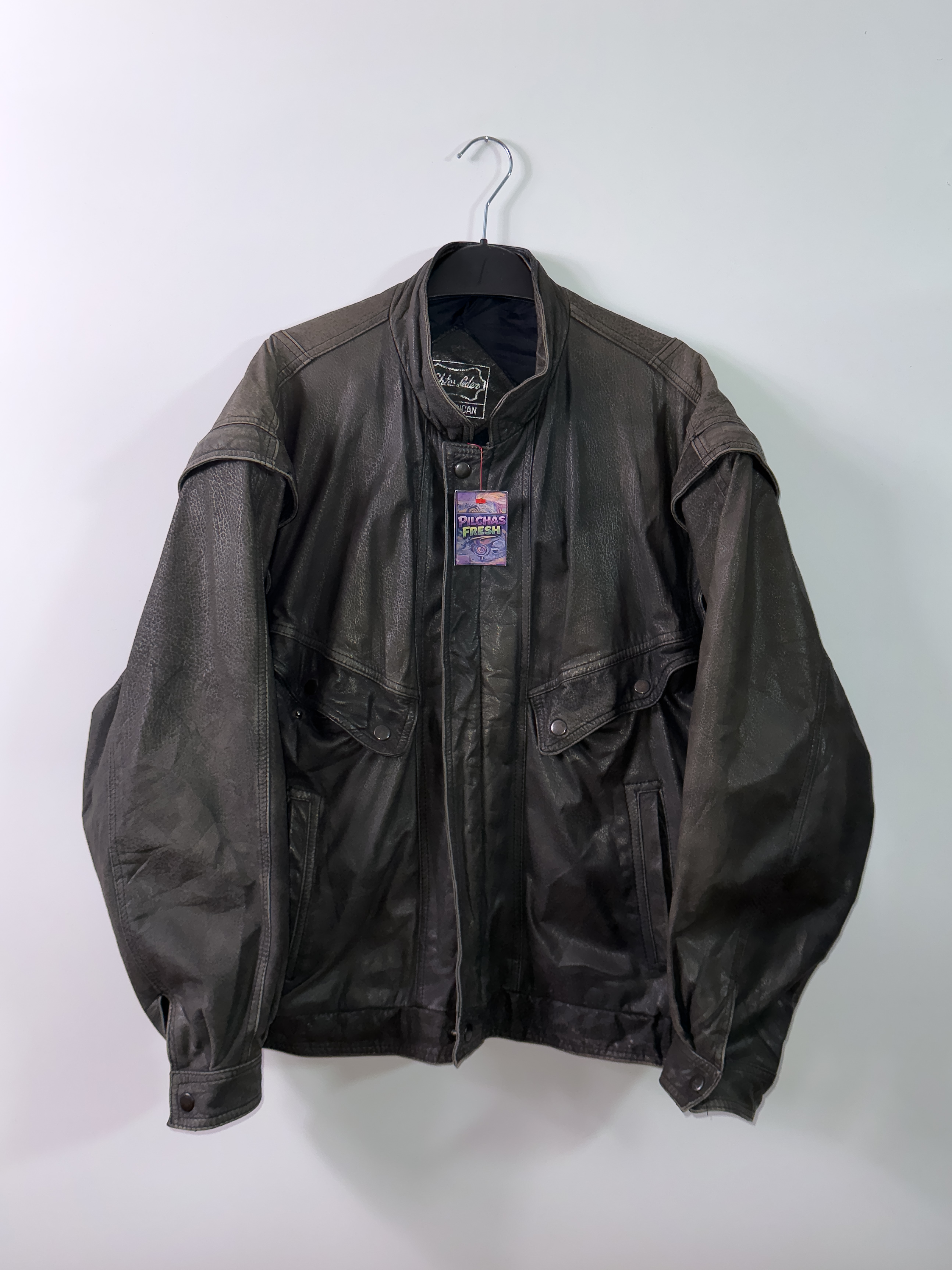 Jacket cuero vintage (L) 2