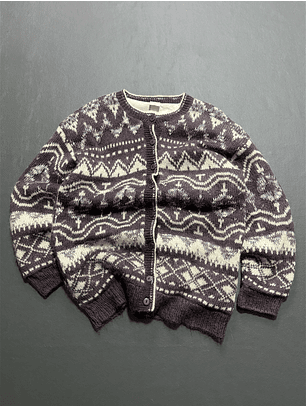sweater vintage con forro grueso (L-XL)