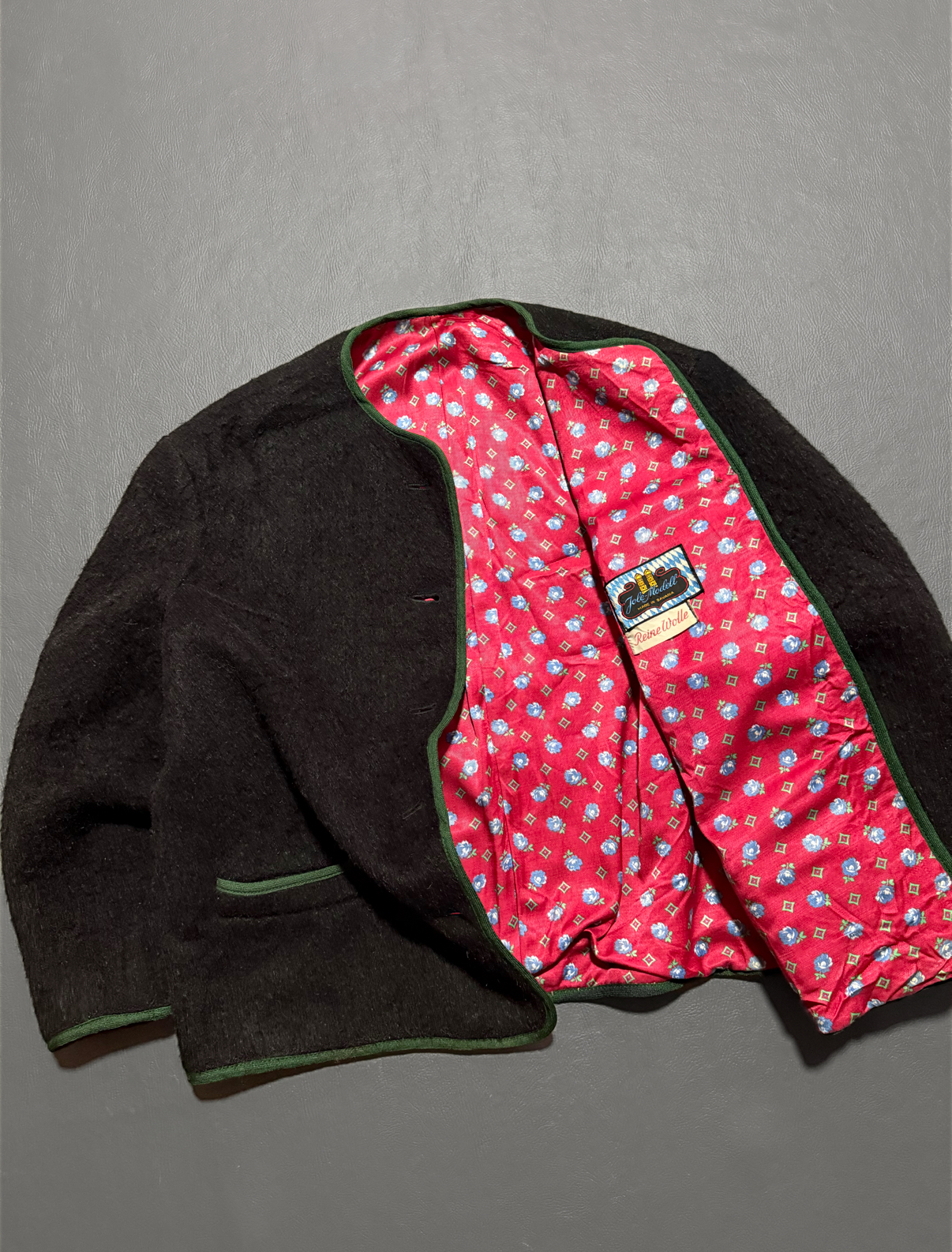 Chaqueta vintage de lana gruesa (M) 2