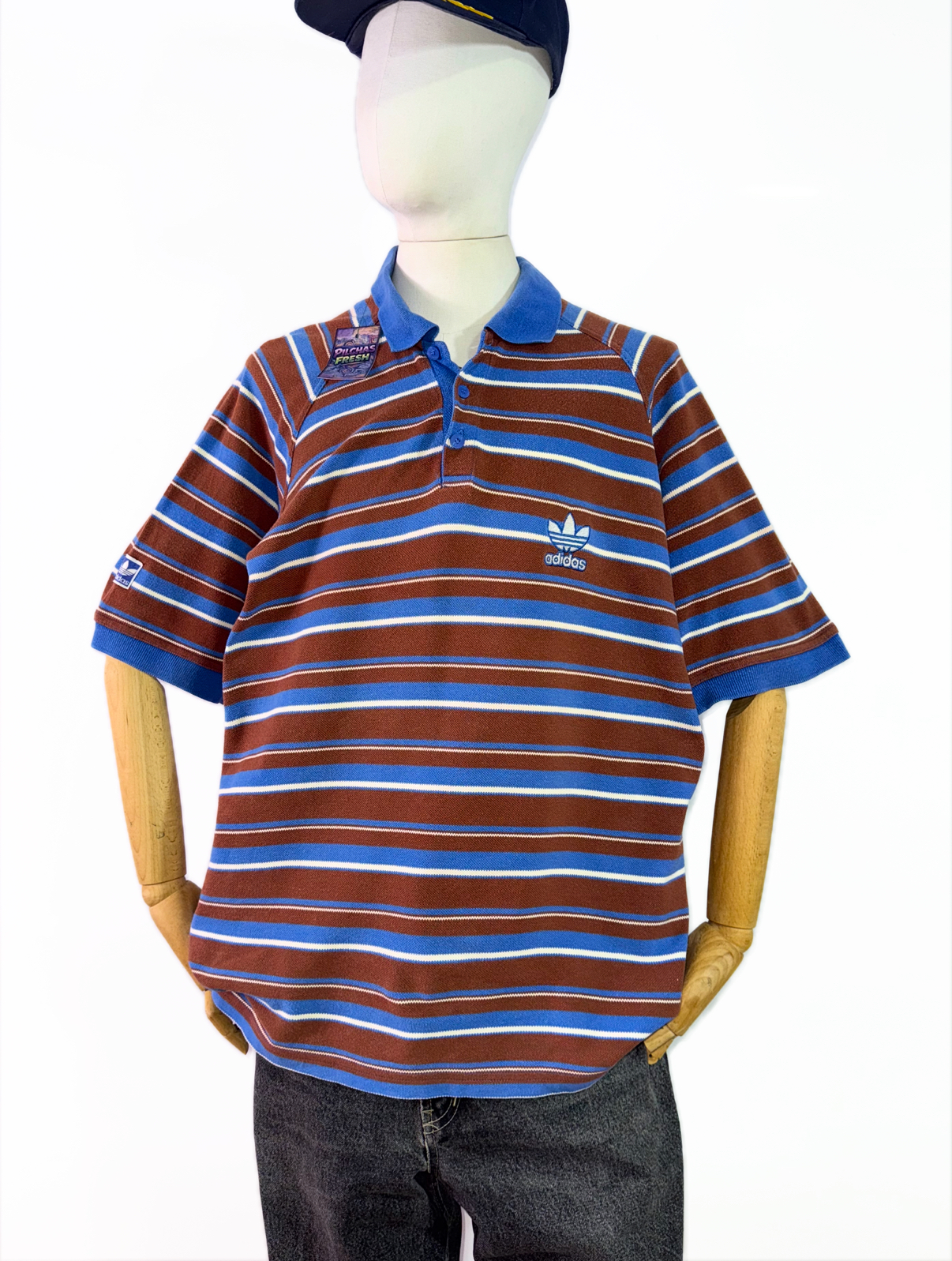 Adidas 80s vintage  polera pique (XL) 1