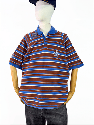 Adidas 80s vintage  polera pique (XL)