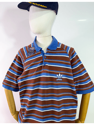 Adidas 80s vintage  polera pique (XL)