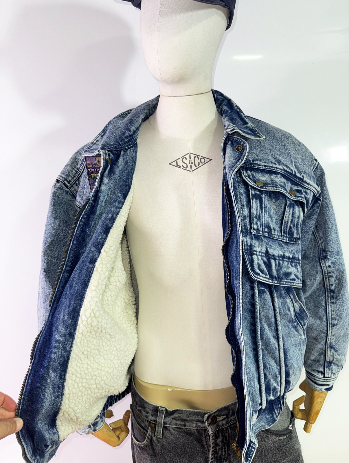 Jacket peso pesado con chiporro (L) 2