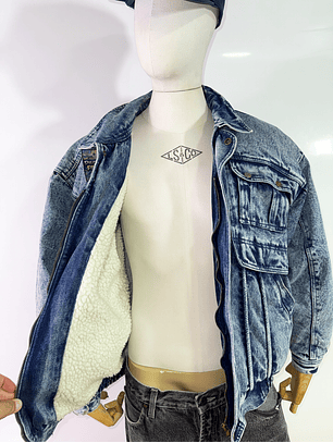 Jacket peso pesado con chiporro (L)