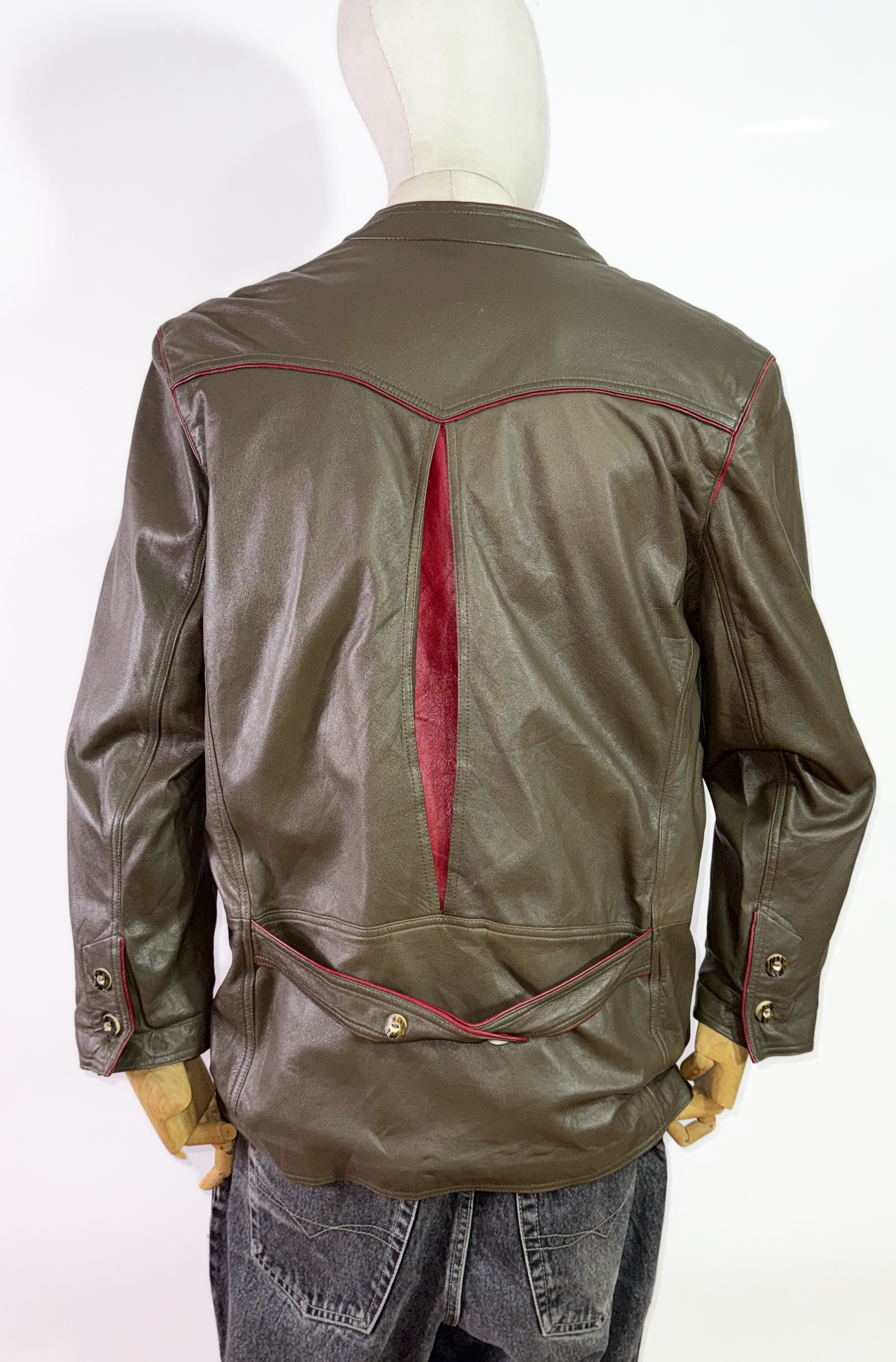 Jacket ecocuero vintage (L) 2