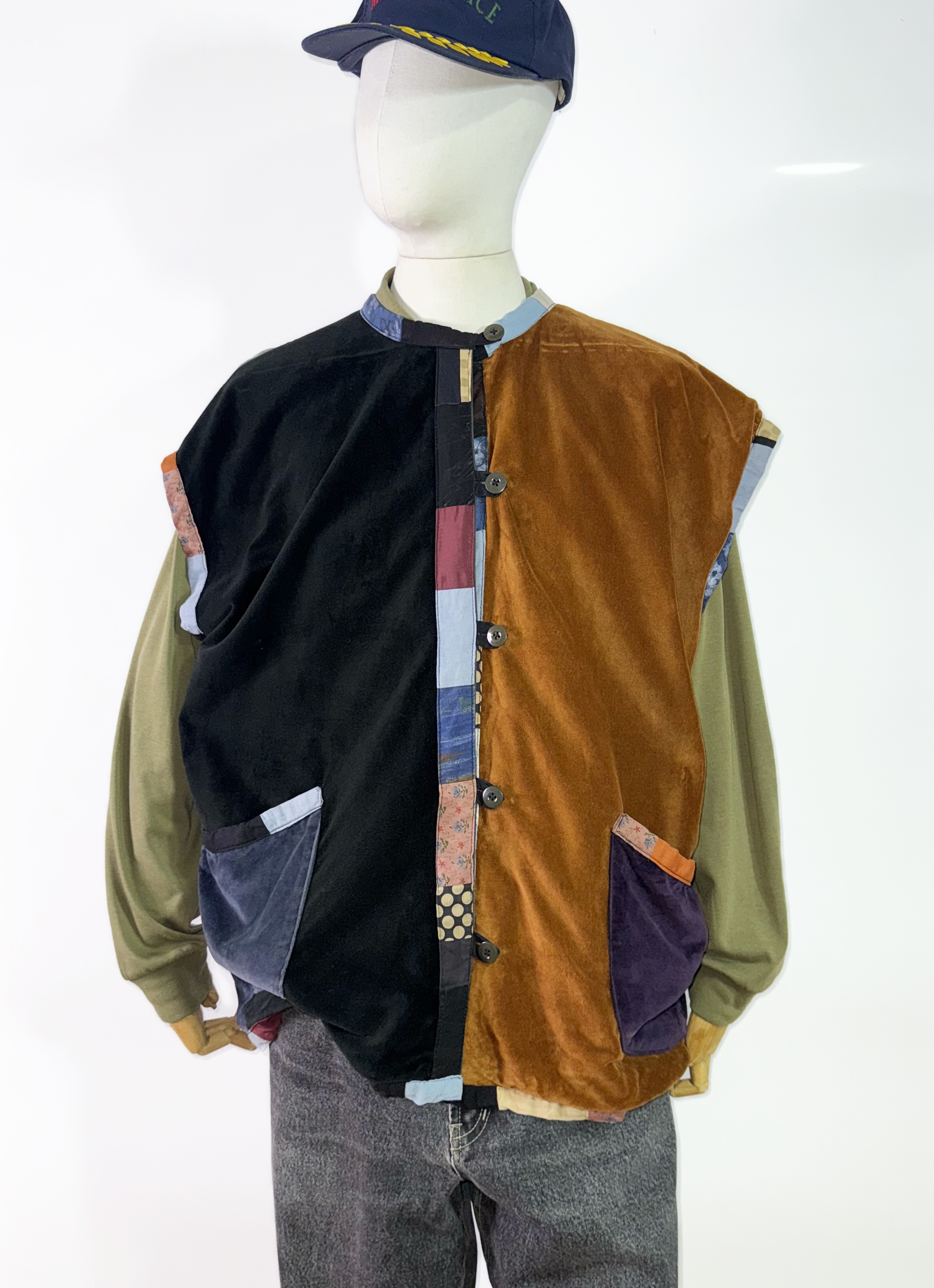 Vest vintage reversible (XL) 1