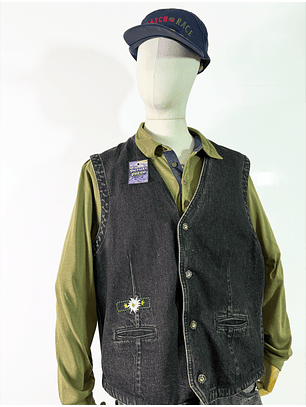 Vest de mezclilla vintage (L)