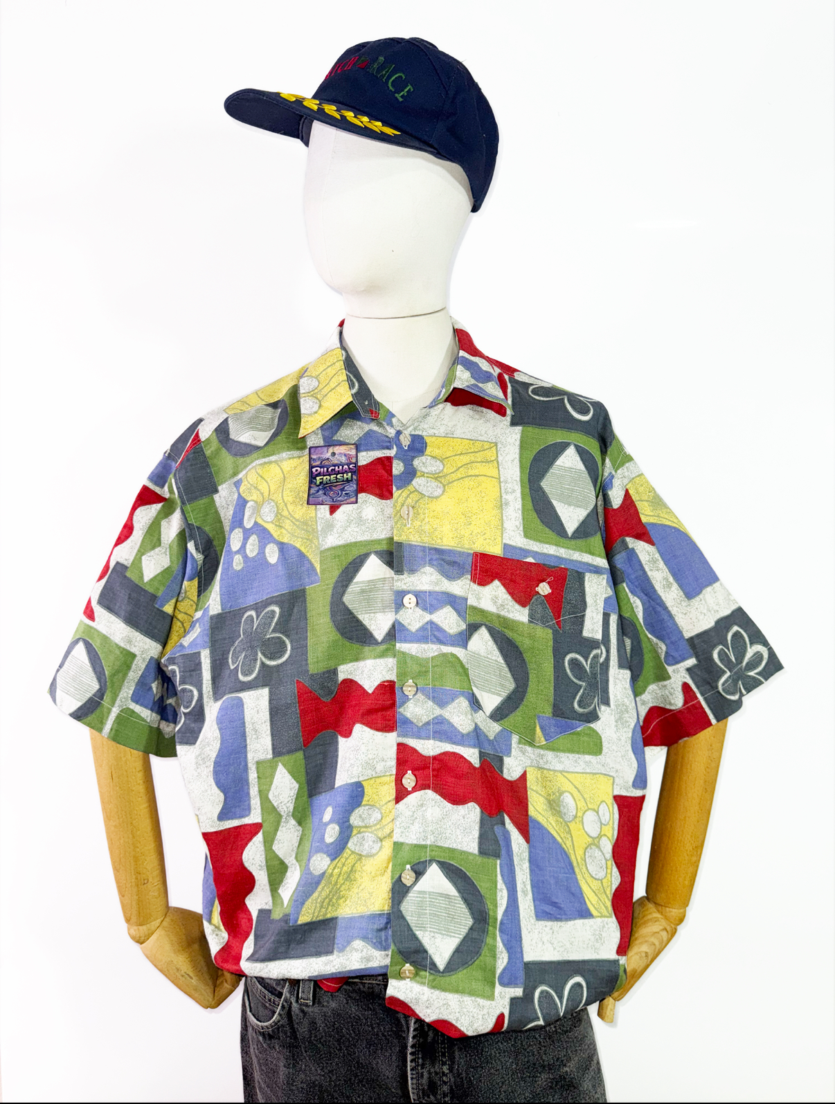 1980s camisa vintage  (Xl) 2