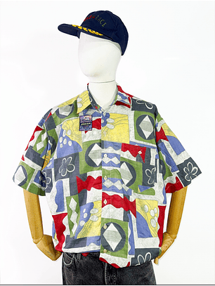1980s camisa vintage  (Xl)