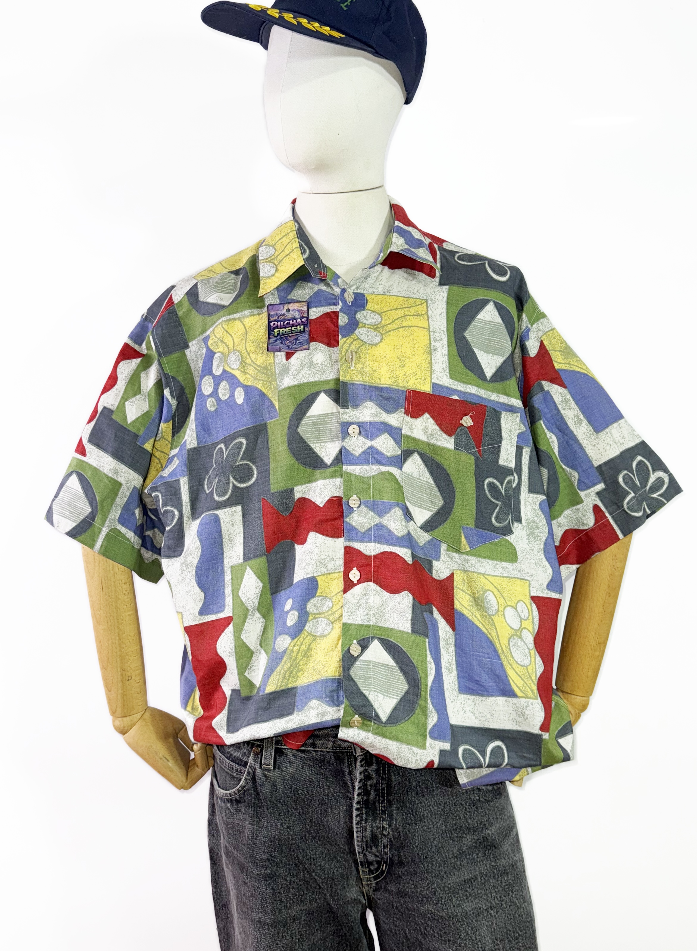 1980s camisa vintage  (Xl) 1